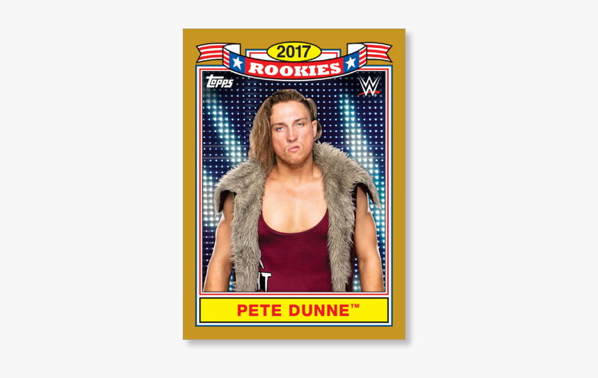 2018 Topps Wwe Heritage Pete Dunne Top Ten Rookies - Poster, HD Png Download