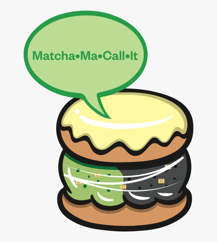 Stuffed Ice Cream Cruff Matcha Ma Call It - Donut With Scoop Ice Cream, HD Png Download
