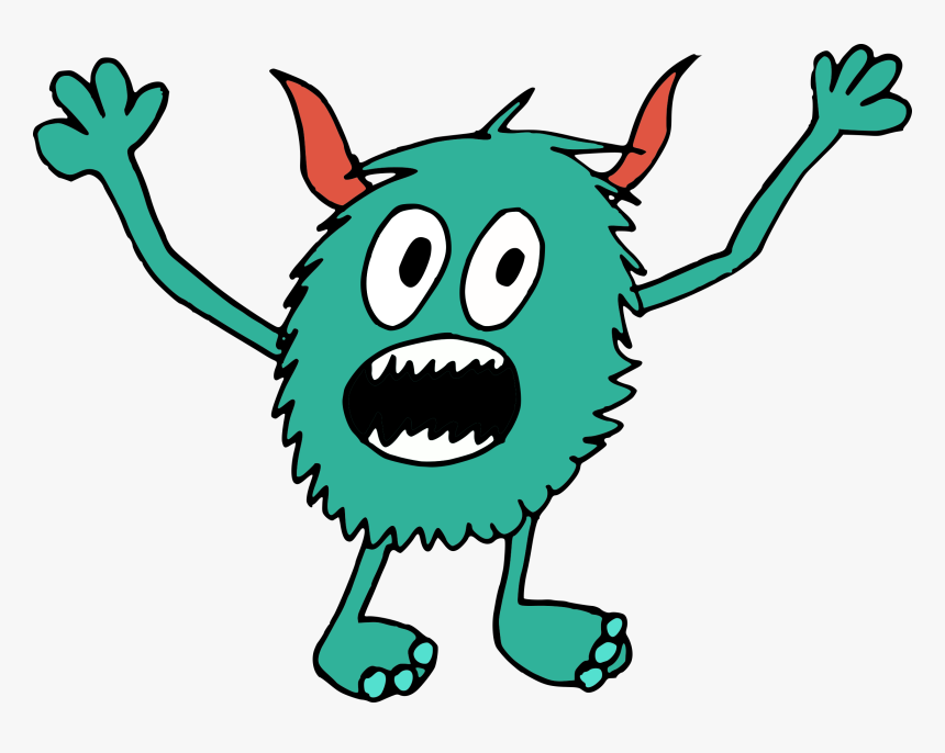 8 Cartoon Monster Vector 7, HD Png Download