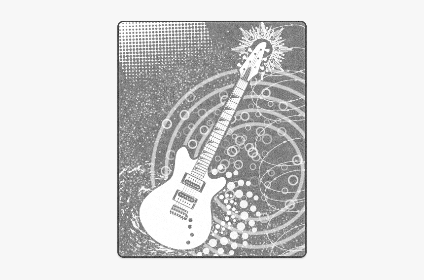 Guitar Graffiti By Artformdesigns Blanket 40 X50 - Acoustic Guitar, HD Png Download