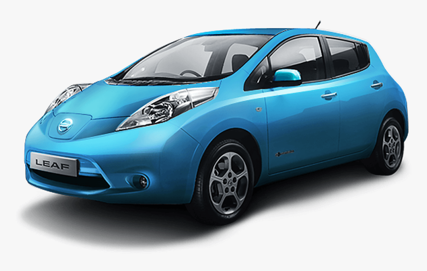 Black Nissan Leaf Transparent, HD Png Download