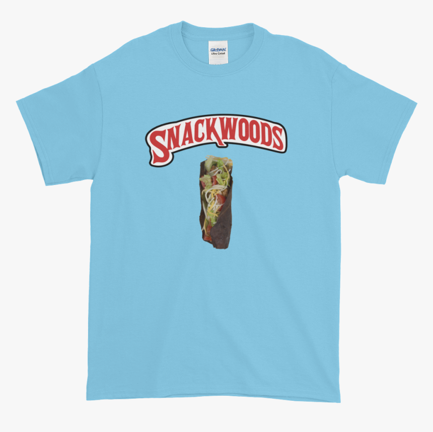 Snackwoods Taco Final Zzz Drip Lines Mockup Front Flat - Maximalist Shirt, HD Png Download