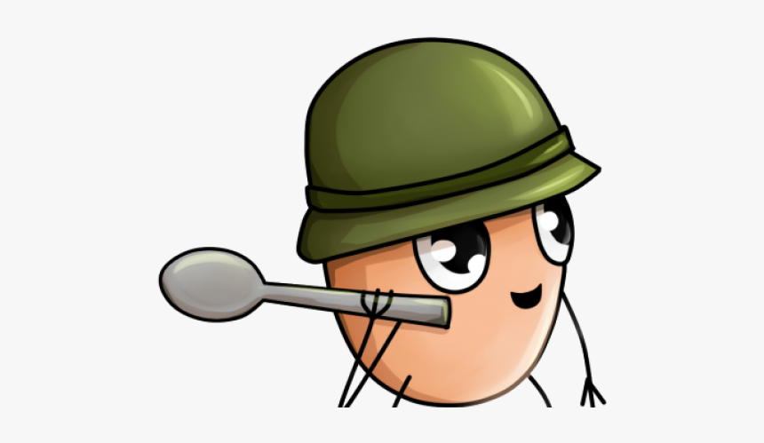 Egg Soldier Cartoon, HD Png Download