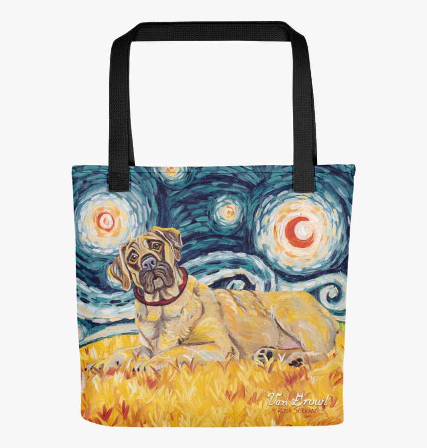 Transparent Mastiff Png - Golden Doodle On A Starry Night, Png Download