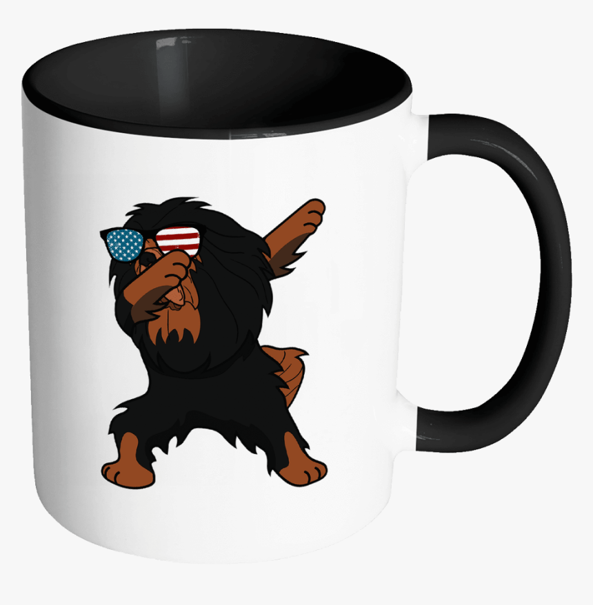 Dabbing Tibetan Mastiff Dog America Flag - Mug, HD Png Download