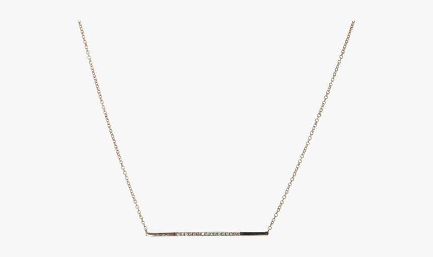 Diamond Bar Necklace - Necklace, HD Png Download