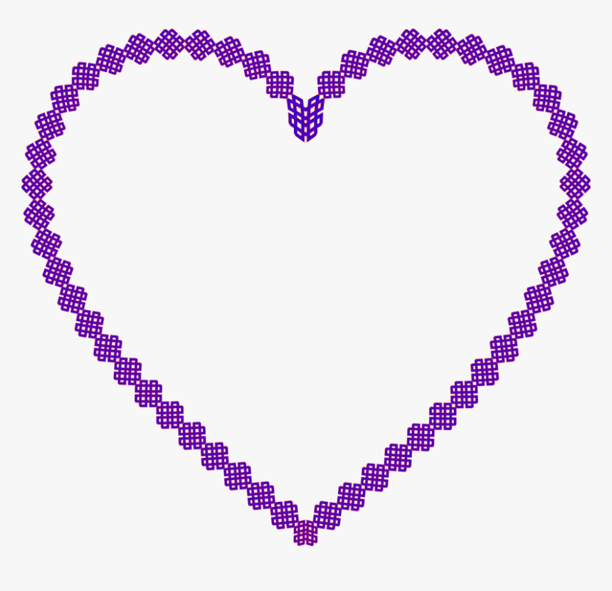 Pearl Necklace Vector - Blue Glittery Heart Clipart, HD Png Download