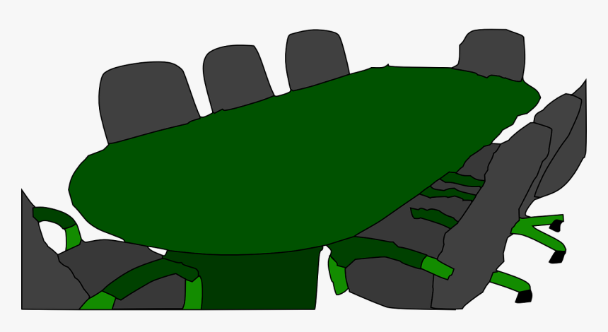 Board Meeting Table Cartoon, HD Png Download