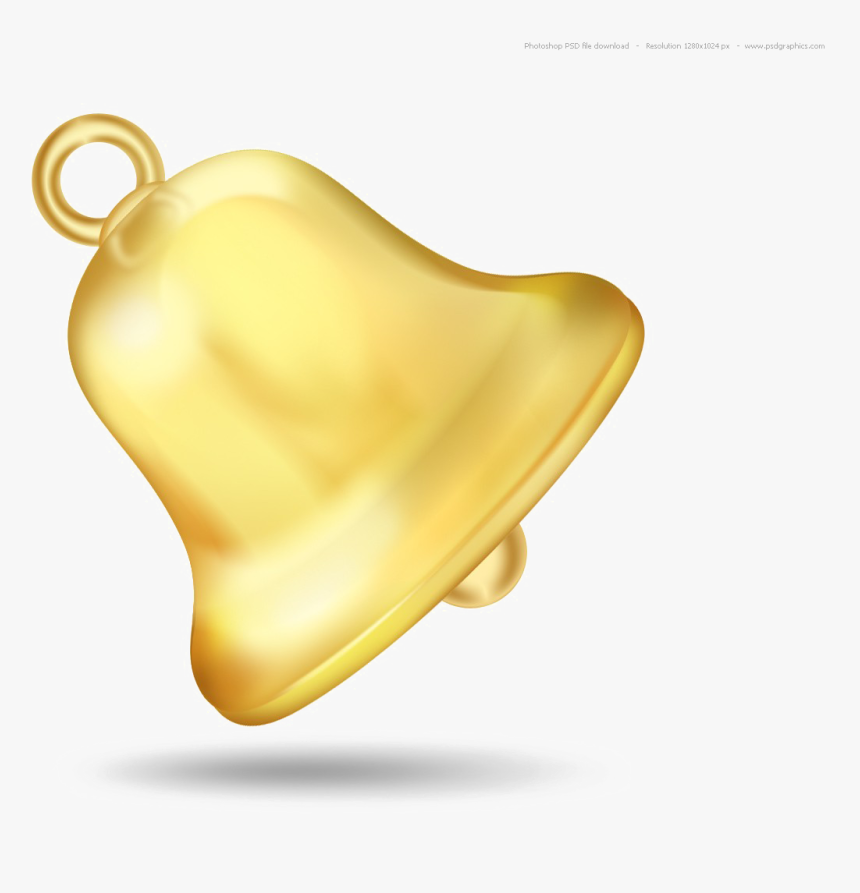 Golden Bell Png Pic - Still Life Photography, Transparent Png