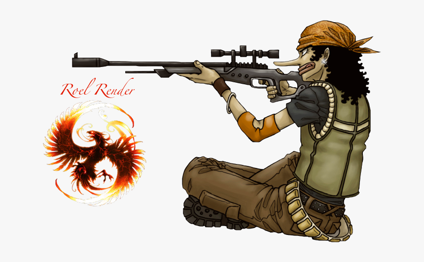 Usopp Uses A Gun, HD Png Download