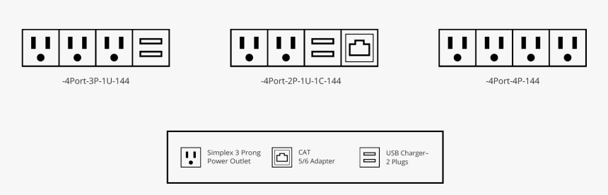 Specifications Conference Table - Table Power Outlet Dimensions, HD Png Download