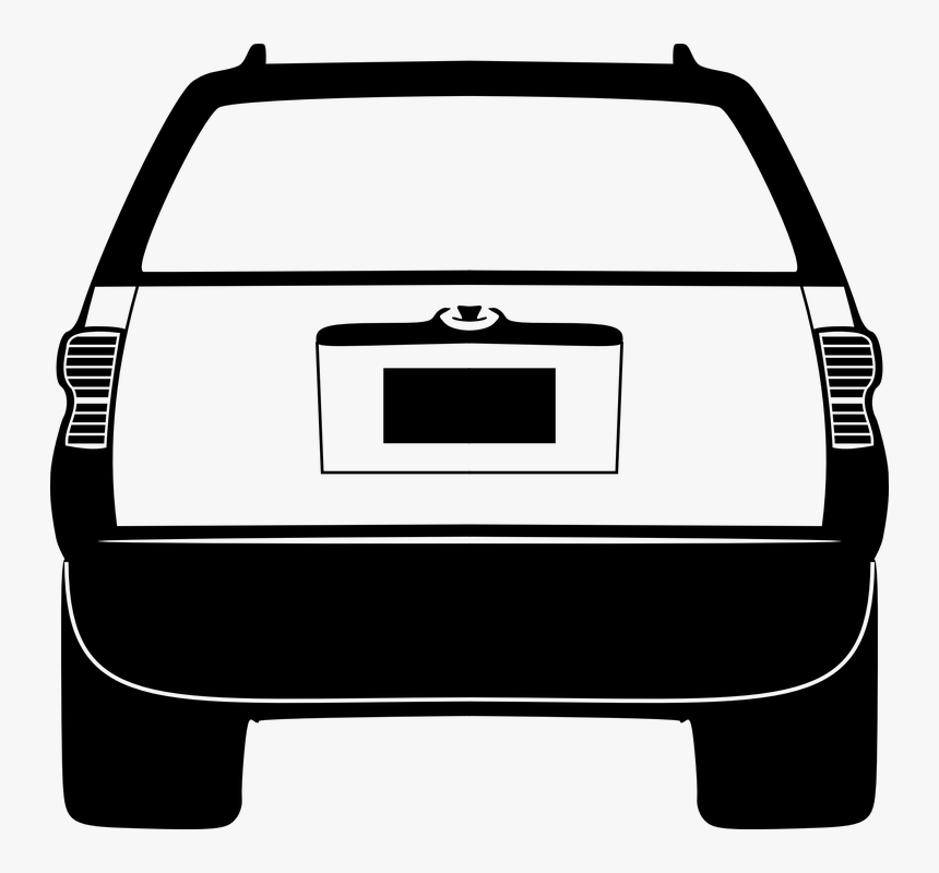 Tailgate, Suv, Station Wagon, Suburban, Car, Vehicle - Car Back Vector Png, Transparent Png