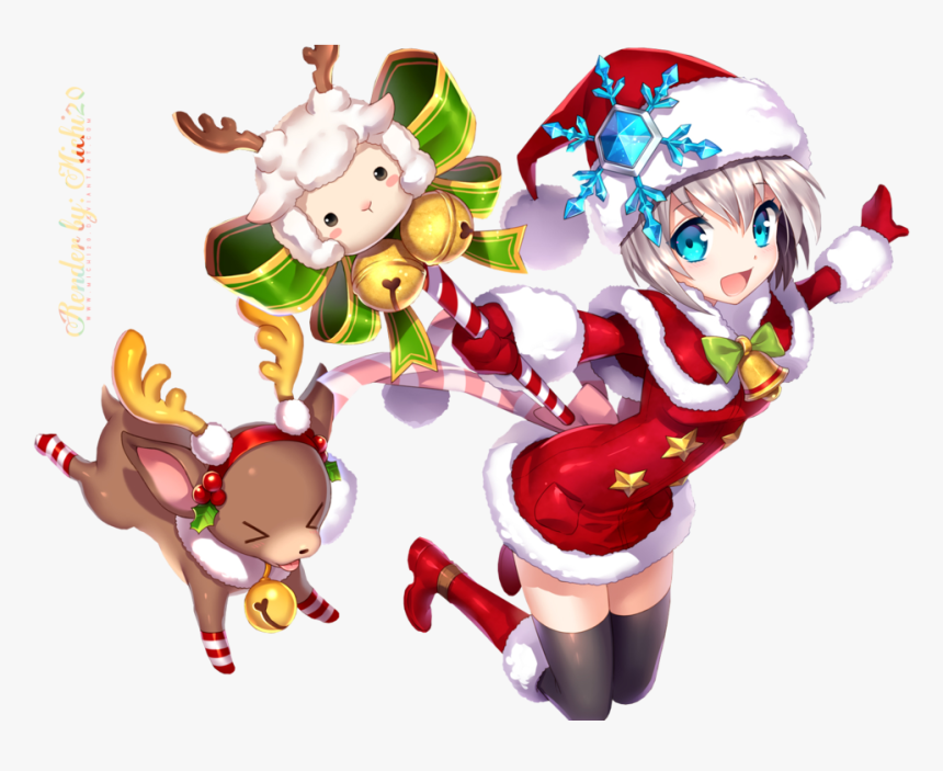 Thumb Image - Merry Christmas Anime Png, Transparent Png
