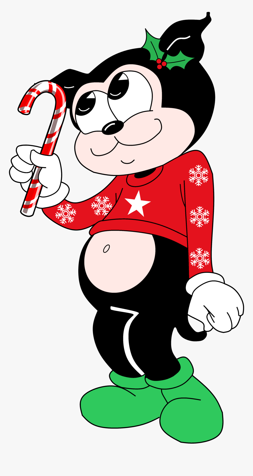 Bimbo Anime Christmas Casual Render - Betty Boop Saint Patrick, HD Png Download