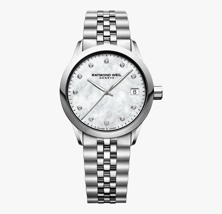 Raymond Weil Geneve Mother Of Pearl Dial Ladies Luxury - Raymond Weil 5626 St 97021, HD Png Download