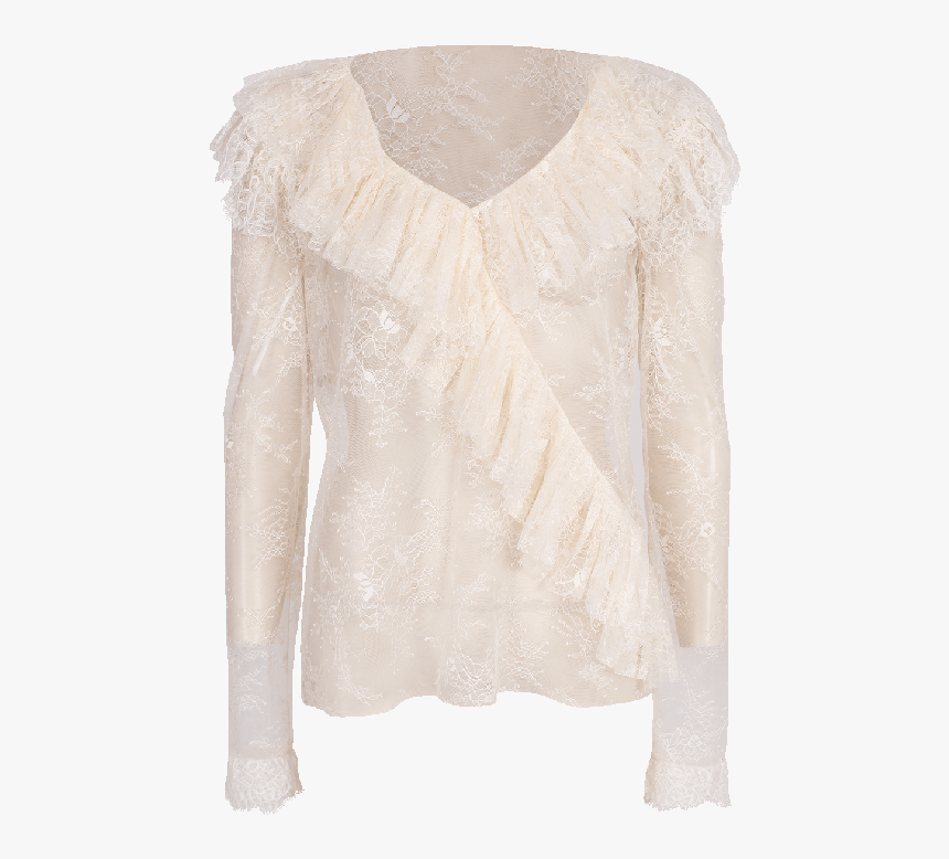 Philosophy Lace Blouse In White - Blouse, HD Png Download