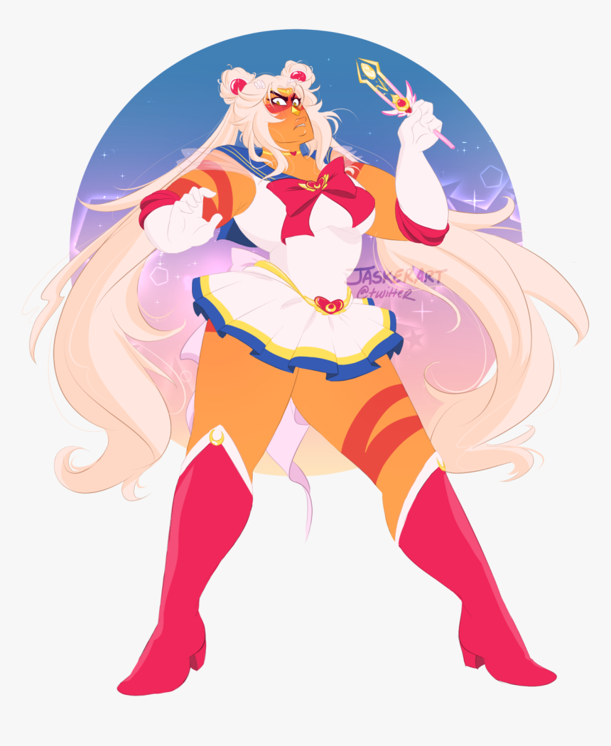 Twitez Cartoon Illustration Fictional Character - Steven Universe Jasper Sailor Moon, HD Png Download