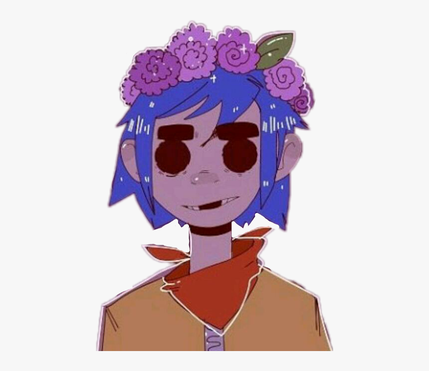 #2d #gorillaz #2dgorillaz #cute - 2d Gorillaz Cute, HD Png Download