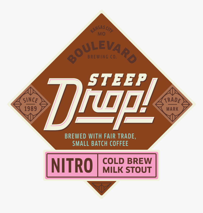 Blvd Steep Drop Nitro Coffee Milk Stout, HD Png Download