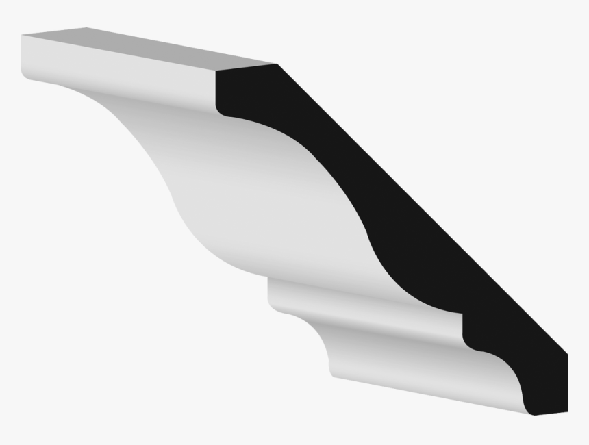 Transparent Molding Clipart - Wm 45 Crown Molding, HD Png Download