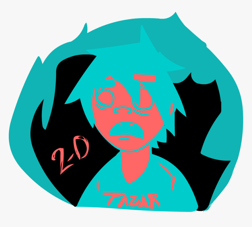 Transparent Gorillaz 2d Png, Png Download
