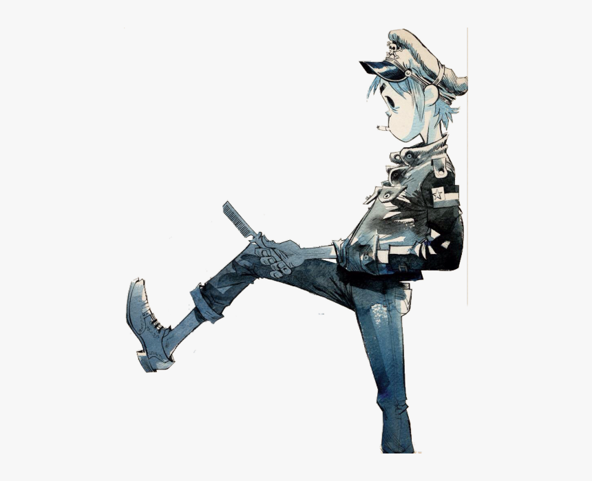 Hq 2d Transparency - Damon Albarn And Gorillaz, HD Png Download