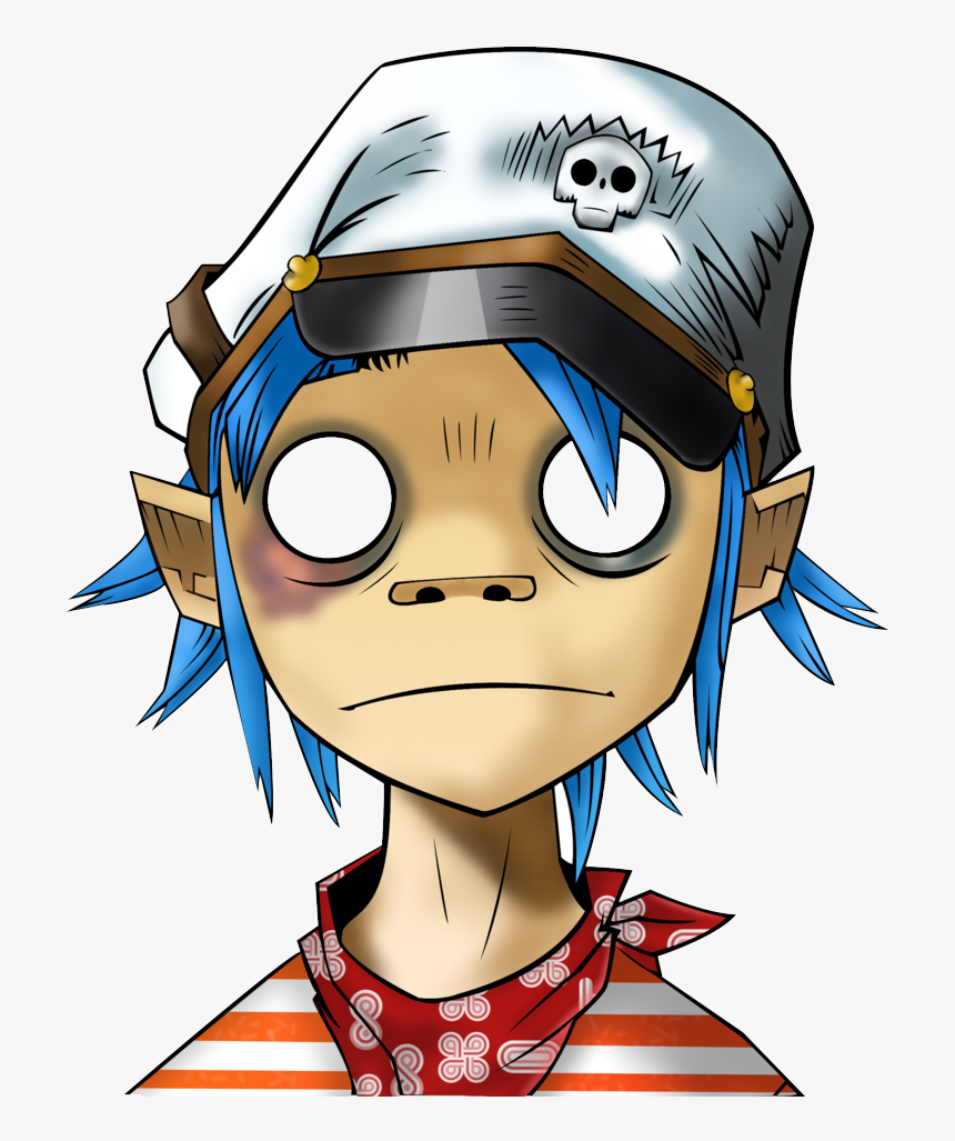 Gorillaz 2d Png, Transparent Png