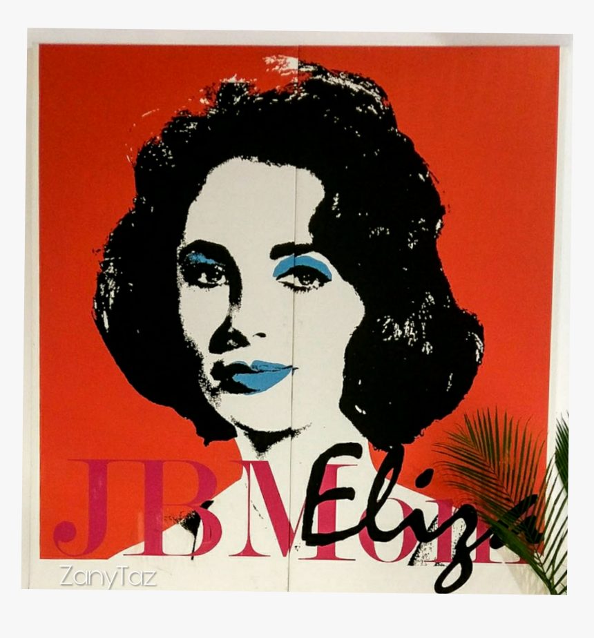 #elizabethtaylor #popart #poster #red #celebrity #elizabeth - Poster, HD Png Download