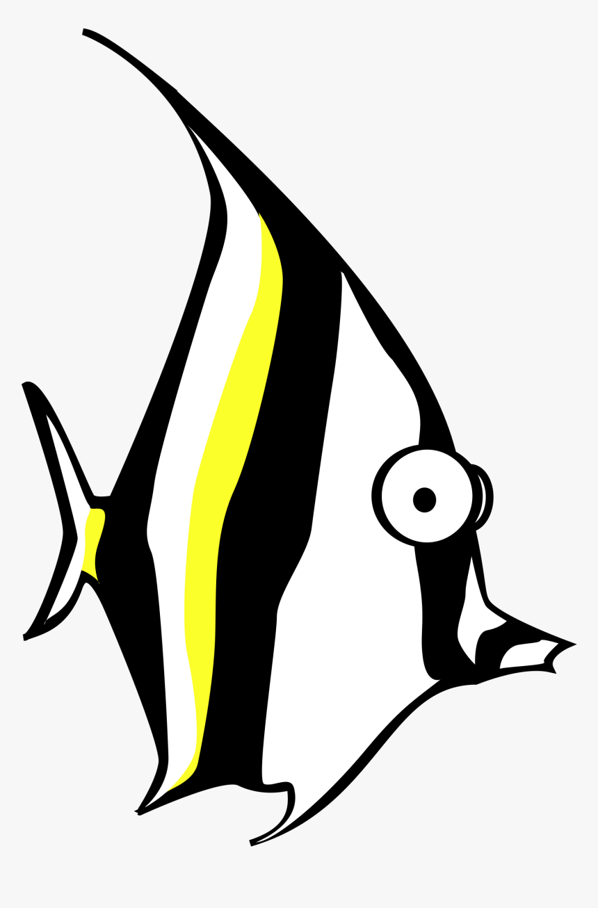 Zebra Clip Art Download - Angelfish Clip Art, HD Png Download