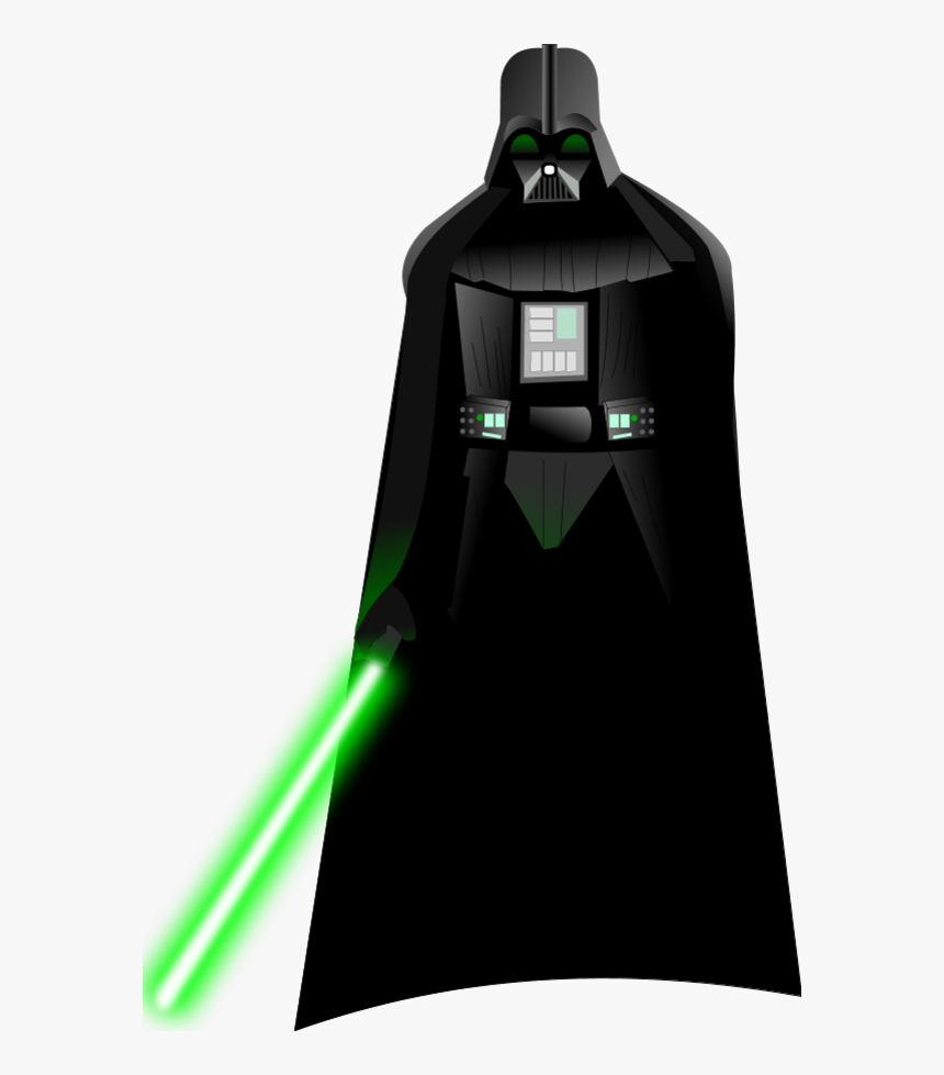 Vector Clip Art - Dark Vador Vector Silhouette, HD Png Download