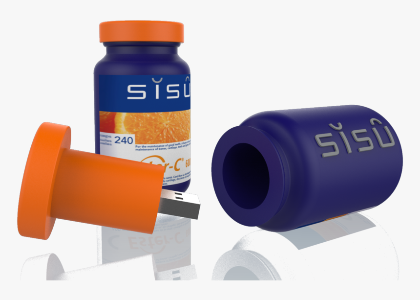 Pill Bottle - 2251 - Plastic, HD Png Download