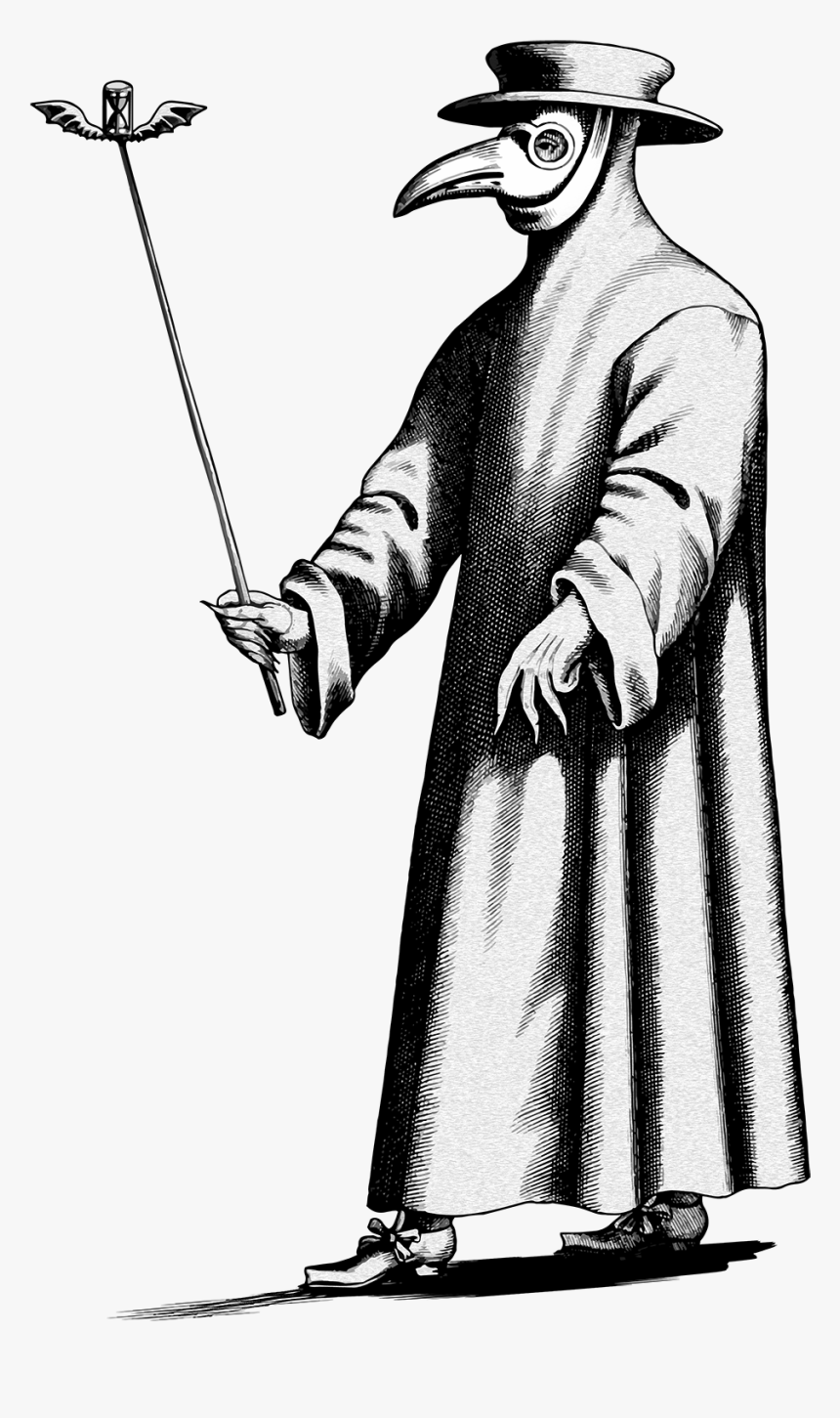 Doctor Schnabel Of Rome - Black Plague Doctor Transparent, HD Png Download