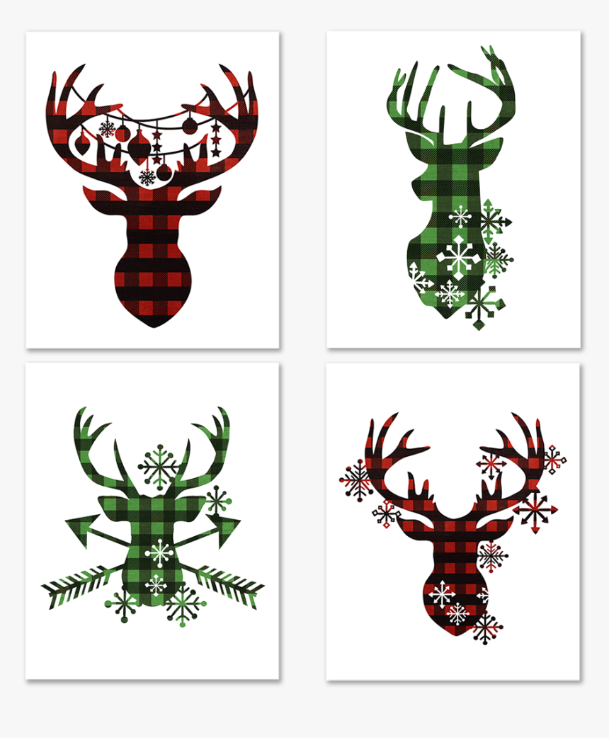 Buffalo Plaid Christmas Clipart, HD Png Download