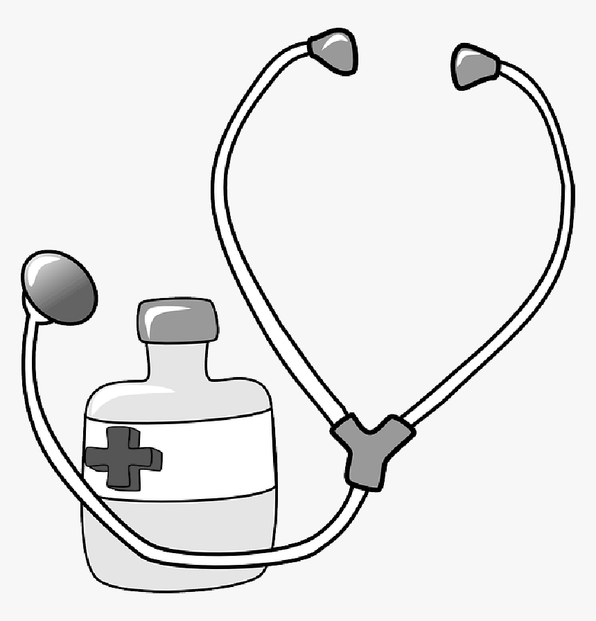 Transparent Black Doctor Png - Stethoscope Clipart, Png Download