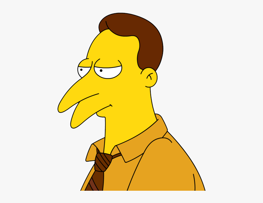 Simpson With Long Nose, HD Png Download