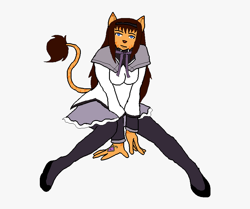 Homura Akemi - Cartoon, HD Png Download