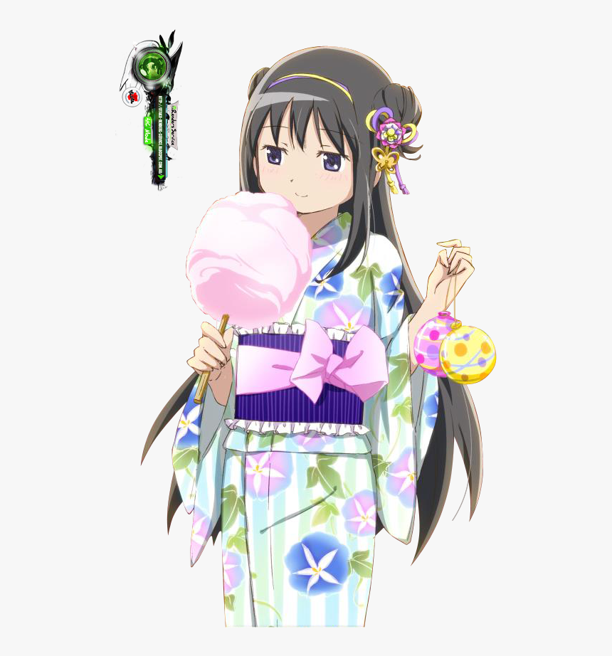 Homura Kimono - Madoka X Homura Cards, HD Png Download