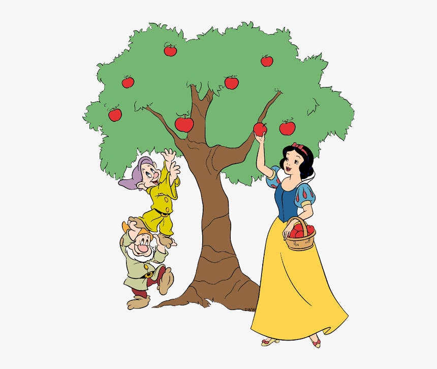 Snow White Picking Apples, HD Png Download