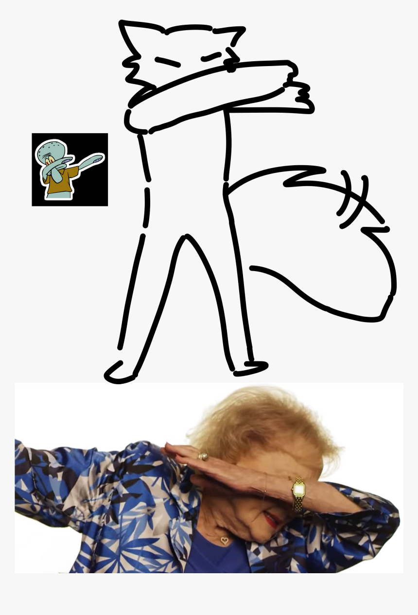 Betty White Dabbing , Png Download - Had You By Accident Meme, Transparent Png