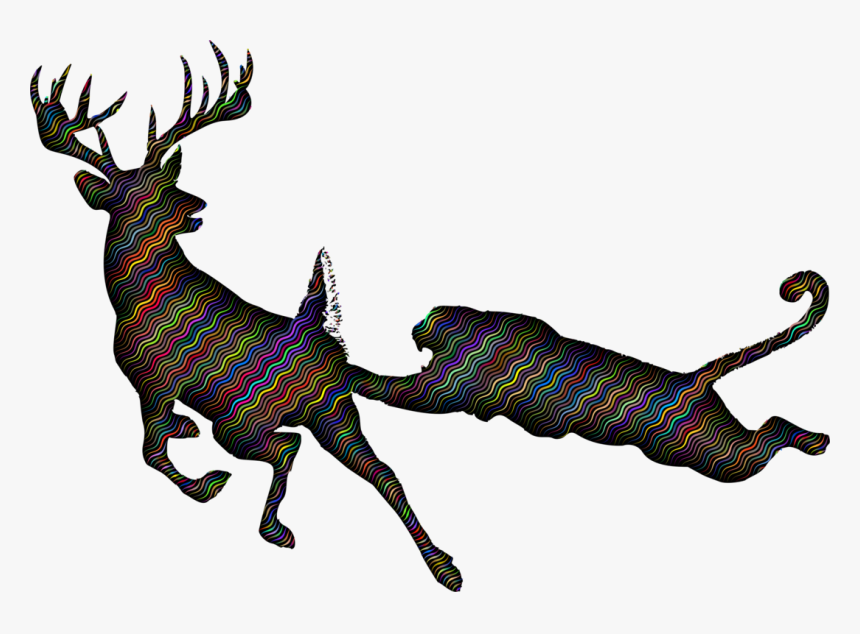 Deer - Mountain Lion Images Silhouette, HD Png Download