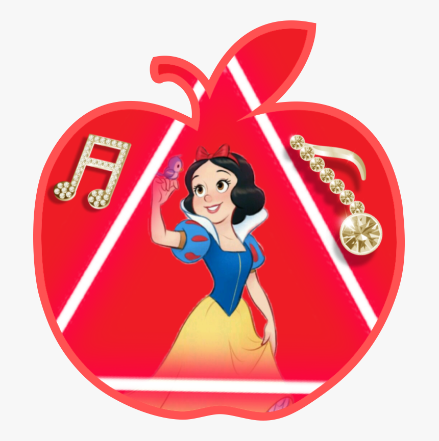 #snowwhite #snow #white #red #apple #music - Chicago Cubs, HD Png Download