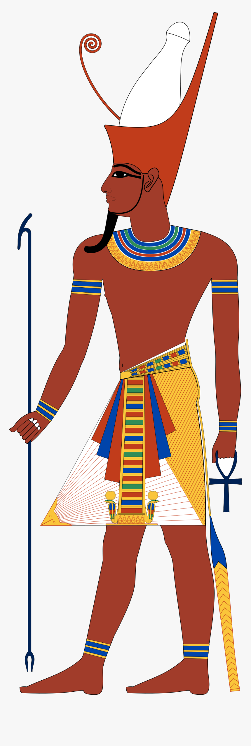 Egyptian Pharaoh Double Crown, HD Png Download