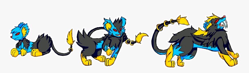 Alolan Shinx Luxio And Luxray - Alolan Shinx, HD Png Download