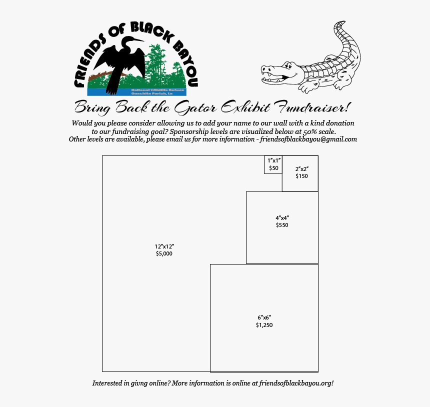 Plans For The Alligator Exhibit At Bblnwr Paid For - Animal, HD Png Download
