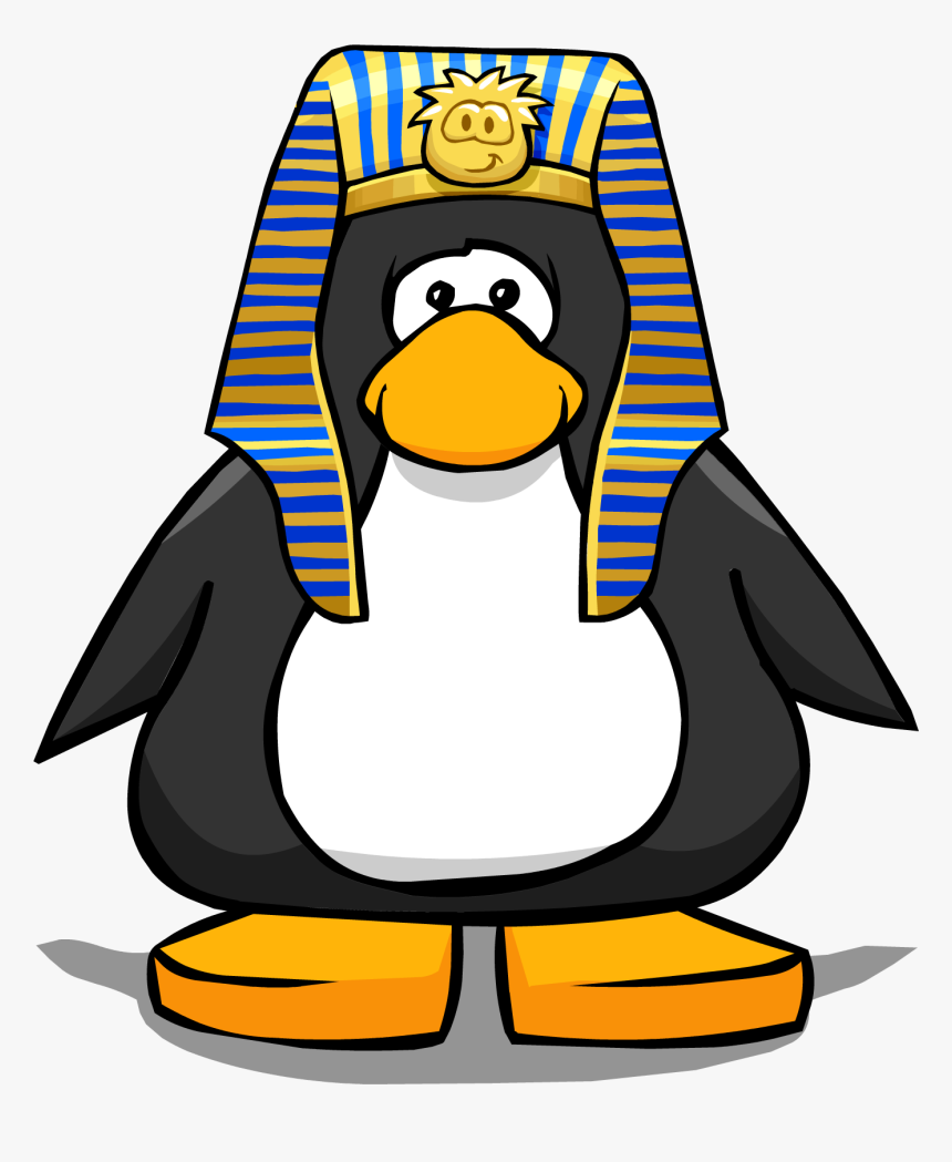 Hats Clipart Pharaoh - Club Penguin Png Black, Transparent Png