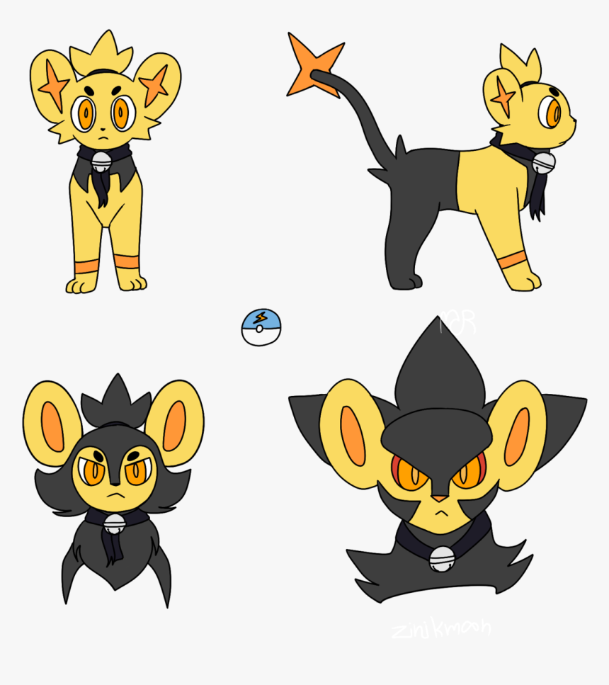#pokemon#pokemon Shinx#pokemon Luxio#pokemon Luxray#shiny - Cartoon, HD Png Download