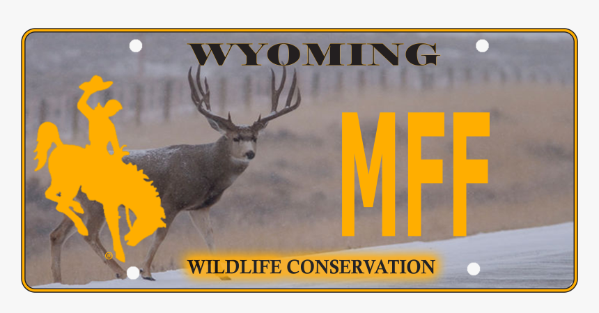 Wyoming Conservation License Plate, HD Png Download