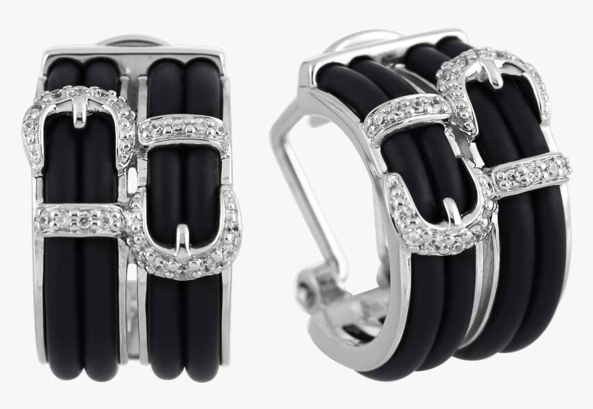Belle Étoile Betty Black Earrings - Buckle, HD Png Download