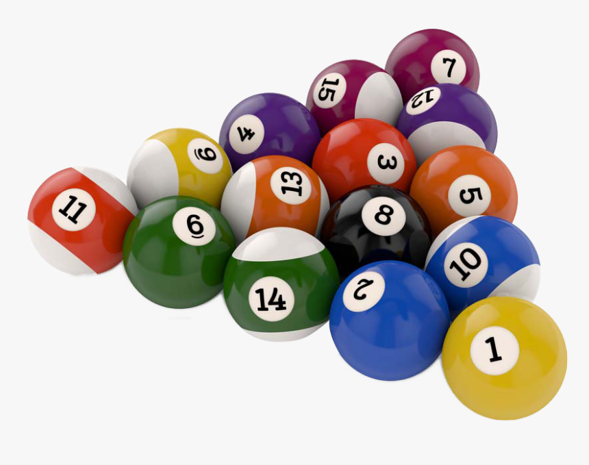 Billiard Balls Png - Cue Sports, Transparent Png