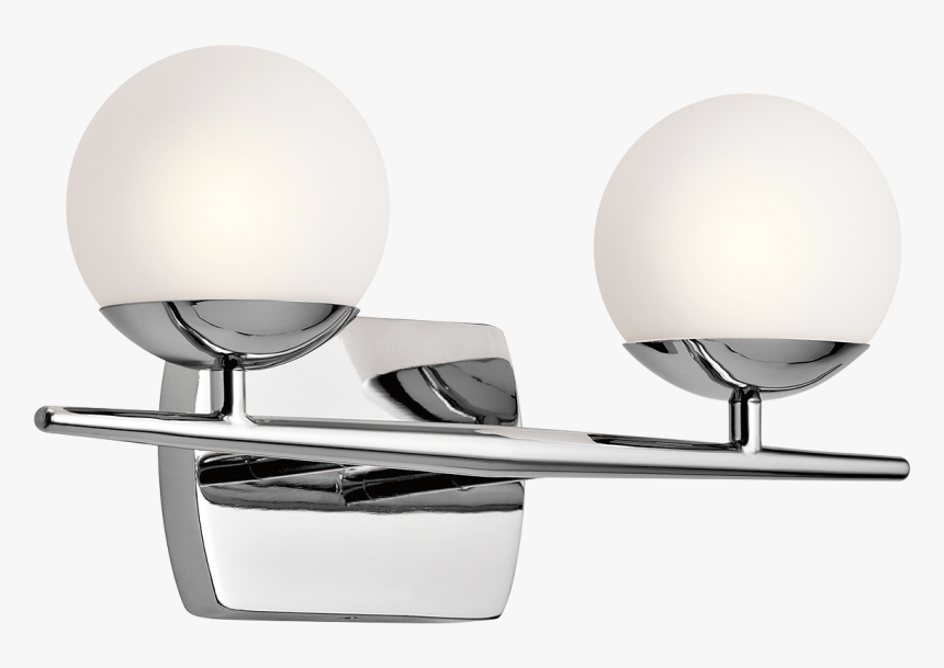 Kichler Jasper 2 Light Sconce - Kichler 45581ch Jasper 2-light 2-arm Bath Vanity In, HD Png Download